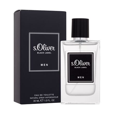 s.Oliver Black Label pánská toaletní voda 30 ml pro muže