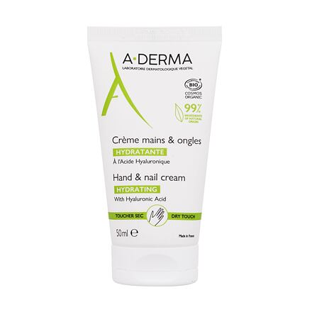 A-Derma Les Indispensables Hand & Nail Cream unisex hydratační krém na ruce a nehty 50 ml unisex
