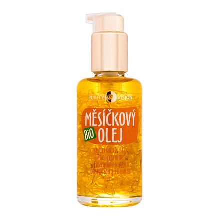 Purity Vision Calendula Bio Oil unisex jemný pečující olej s měsíčkem pro dospělé i děti 100 ml unisex