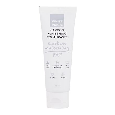 White Pearl PAP Carbon Whitening Toothpaste bělicí zubní pasta 75 ml