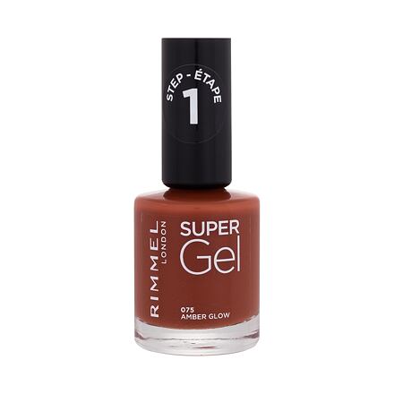 Rimmel London Super Gel STEP1 gelový lak na nehty 12 ml odstín hnědá