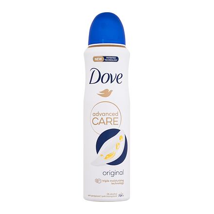 Dove Advanced Care Original 72h dámský antiperspirant s až 72 hodinovou ochranou před potem a zápachem 150 ml pro ženy