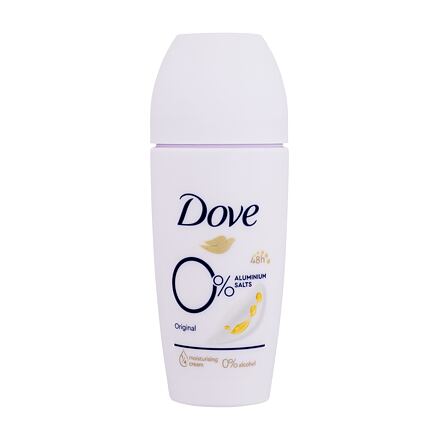 Dove 0% ALU Original 48h dámský deodorant pro eliminaci bakterií vznikajících při pocení 50 ml pro ženy