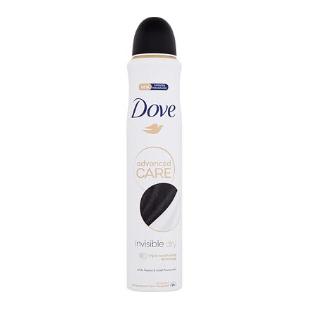 Dove Advanced Care Invisible Dry 72h dámský antiperspirant nezanechávající skvrny na oblečení 200 ml pro ženy
