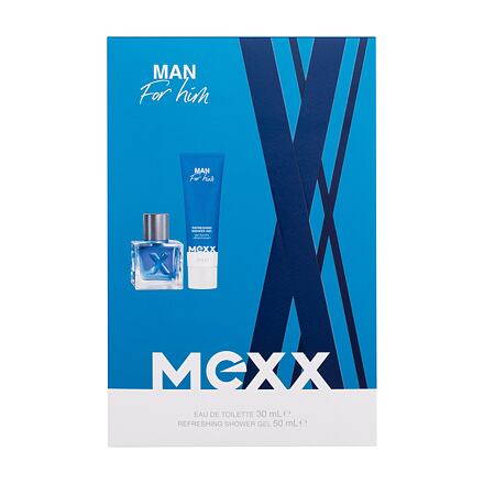 Mexx Man pánská dárková sada toaletní voda 30 ml + sprchový gel 50 ml pro muže