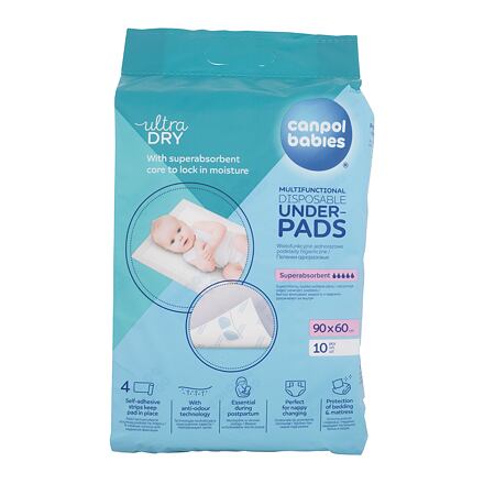Canpol babies Ultra Dry Multifunctional Disposable Underpads jednorázové přebalovací podložky 10 ks