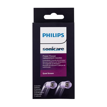 Philips Sonicare Power Flosser Replacement Nozzles Quad Stream HX3062/00 náhradní trysky pro ústní sprchu 2 ks unisex