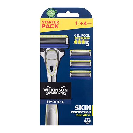 Wilkinson Sword Hydro 5 Skin Protection Sensitive pánský sada: holicí strojek 1 ks + náhradní hlavice 3 ks pro muže