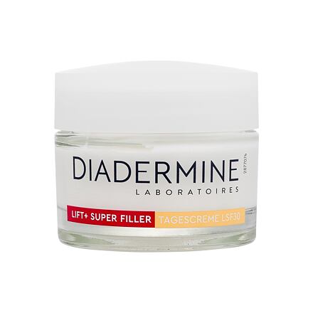 Diadermine Lift+ Super Filler Anti-Age Day Cream SPF30 dámský omlazující pleťový krém s uv ochranou 50 ml pro ženy