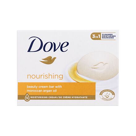 Dove Nourishing Beauty Cream Bar dámské vyživující tuhé mýdlo 90 g pro ženy