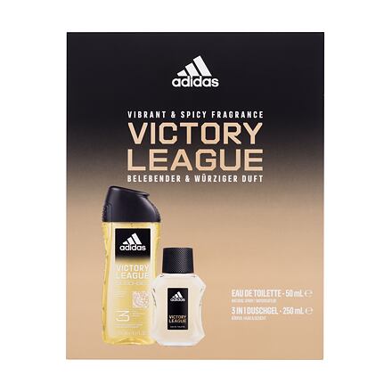 Adidas UEFA Champions League Victory Edition pánská dárková sada toaletní voda 50 ml + sprchový gel 250 ml pro muže