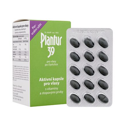 Plantur 39 Active Capsules For Hair aktivní kapsle pro zdravé vlasy 60 ks pro ženy