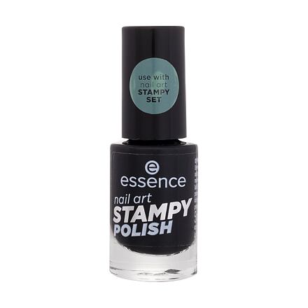 Essence Stampy Nail Art Polish zdobicí lak na nehty 5 ml odstín černá