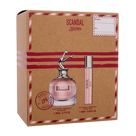 Jean Paul Gaultier Scandal dámská dárková sada parfémovaná voda 80 ml + parfémovaná voda 20 ml pro ženy