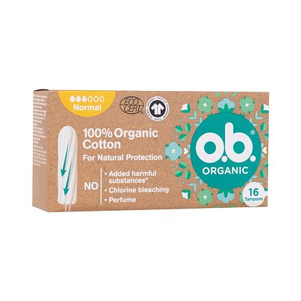 o.b. Organic Normal tampony ze 100% organické bavlny 16 ks pro ženy