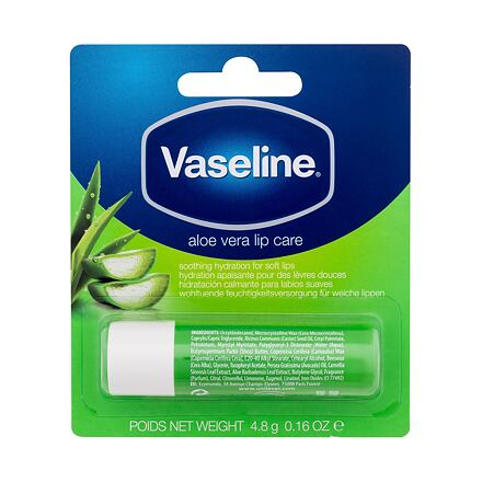 Vaseline Aloe Vera Lip Care dámský zklidňující hydratační balzám na rty 4.8 g