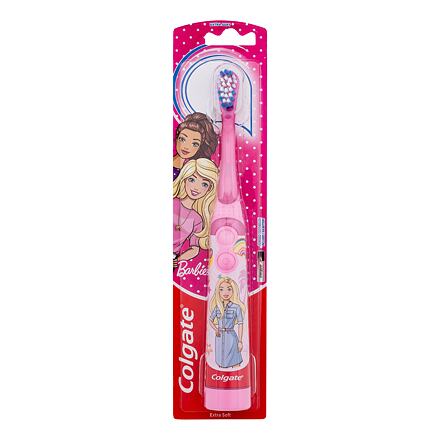 Colgate Kids Barbie Battery Powered Toothbrush Extra Soft zubní kartáček na baterie pro děti