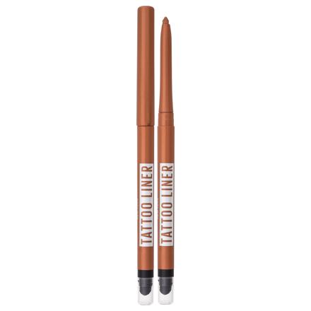 Maybelline Tattoo Liner Automatic Gel Pencil dámská voděodolná tužka na oči 0.73 g odstín hnědá