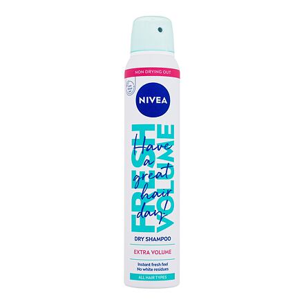 Nivea Fresh Volume dámský suchý šampon pro extra objem 200 ml pro ženy poškozený flakon