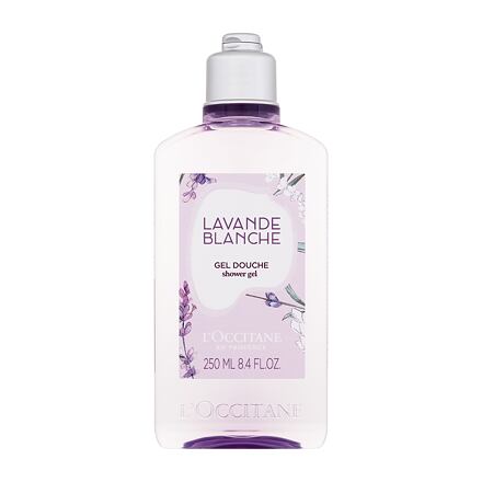 L'Occitane Lavande Blanche dámský jemný sprchový gel s levandulovým olejem 250 ml pro ženy