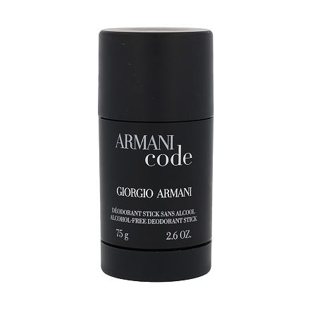 Giorgio Armani Code pánský deostick bez obsahu hliníku 75 ml pro muže