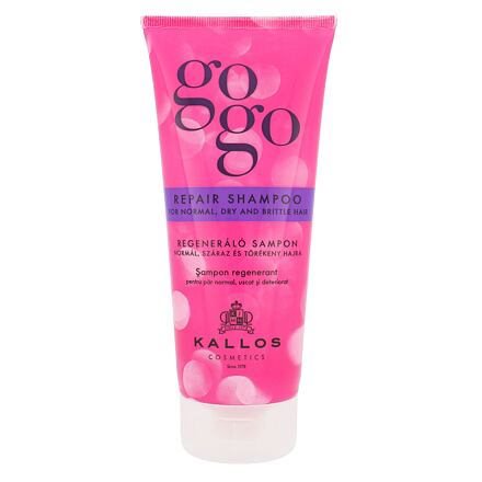 Kallos Cosmetics Gogo Repair dámský šampon pro suché a křehké vlasy 200 ml pro ženy