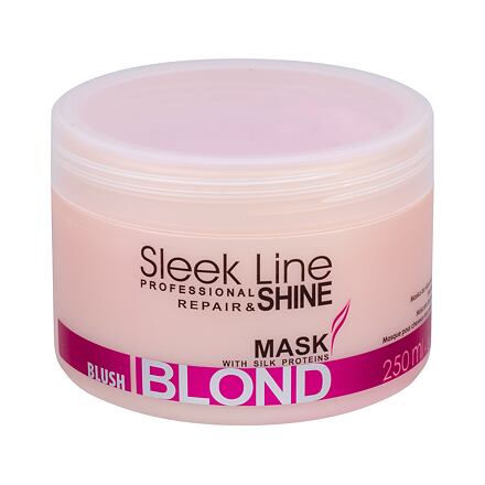 Stapiz Sleek Line Blush Blond dámská maska pro růžový tón vlasů 250 ml pro ženy