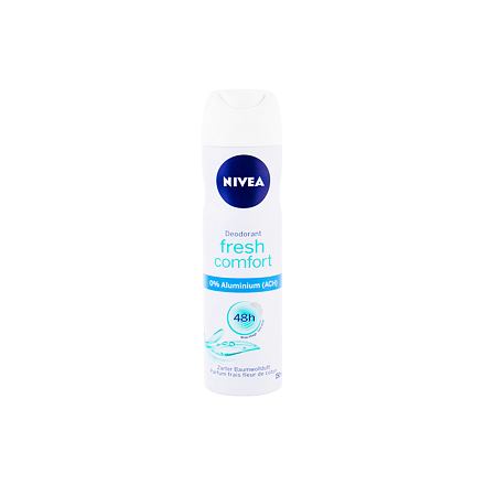 Nivea Fresh Comfort 48h dámský deodorant ve spreji bez obsahu hliníku 150 ml pro ženy