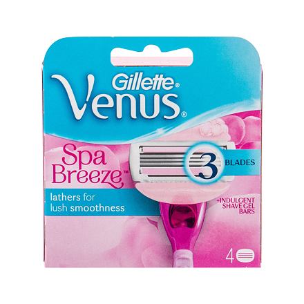 Gillette Venus ComfortGlide Spa Breeze dámský náhradní břit 4 ks pro ženy