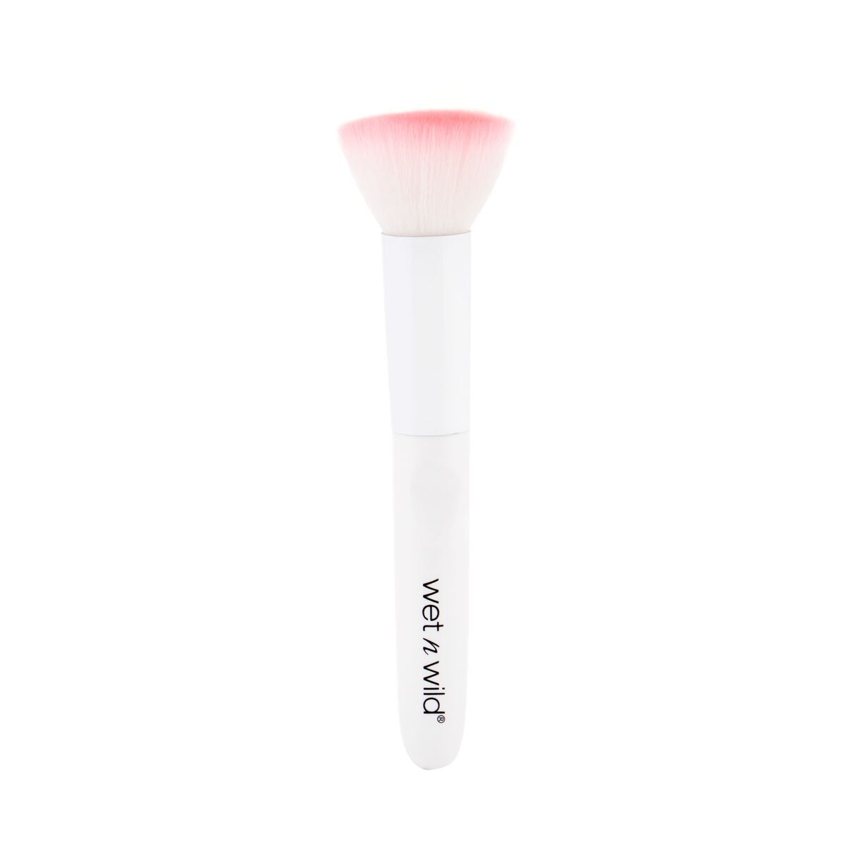 Wet n Wild Brushes Flat Top dámský kosmetický štětec na make-up a pudr odstín bílá