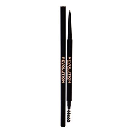 Makeup Revolution London Precise Brow Pencil dámská tužka na obočí s kartáčkem 0.05 g odstín hnědá