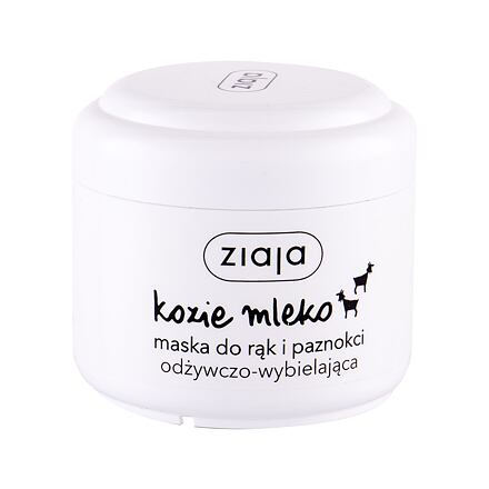 Ziaja Goat´s Milk Hand Mask dámský bělicí maska na ruce a nehty s kozím mlékem 75 ml pro ženy