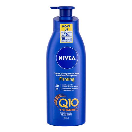 Nivea Q10 + Vitamin C Firming dámské zpevňující tělové mléko pro suchou pokožku 400 ml pro ženy