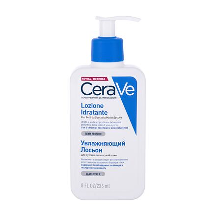 CeraVe Moisturizing dámské hydratační mléko na tělo i obličej 236 ml pro ženy