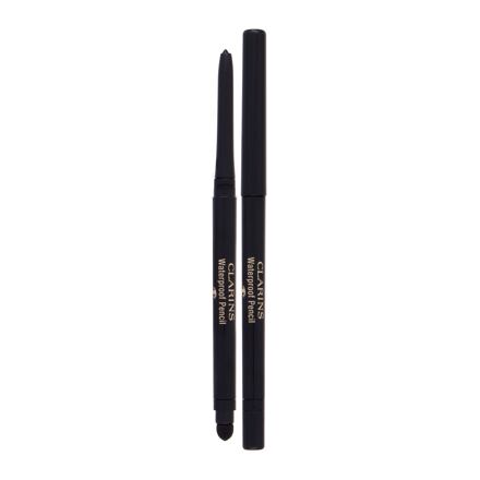 Clarins Waterproof Pencil dámská voděodolná tužka na oči 0.29 g odstín černá