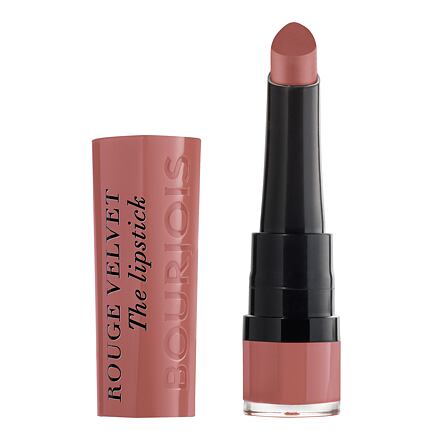 BOURJOIS Paris Rouge Velvet The Lipstick dámská matná rtěnka 2.4 g odstín 13 nohalicious