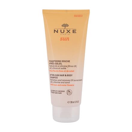 NUXE Sun After-Sun Hair & Body unisex šampon po opalování na vlasy i tělo 200 ml unisex