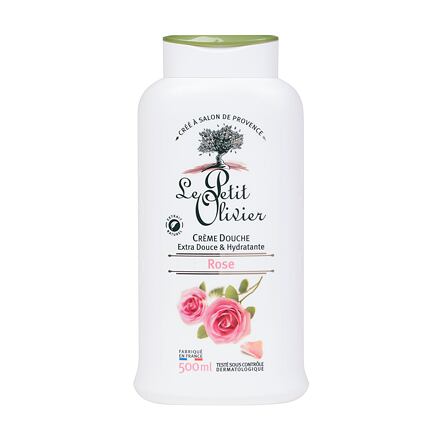 Le Petit Olivier Shower Rose dámský hydratační sprchový krém 500 ml pro ženy