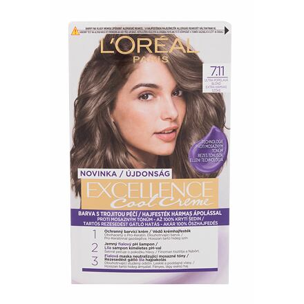 L'Oréal Paris Excellence Cool Creme dámská permanentní barva na vlasy se studenými tóny 48 ml odstín hnědá pro ženy