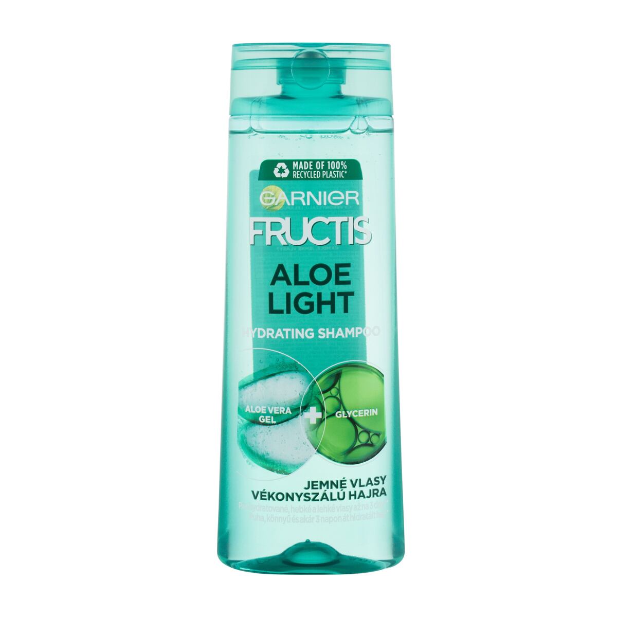 Garnier Fructis Aloe Light dámský hydratační a vyživující šampon pro jemné vlasy 400 ml pro ženy