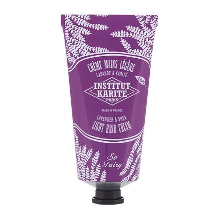 Institut Karité Light Hand Cream Lavender & Shea dámský hydratační krém na ruce 75 ml pro ženy