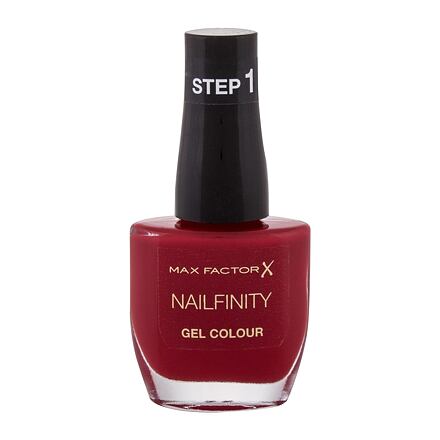 Max Factor Nailfinity lak na nehty 12 ml odstín červená