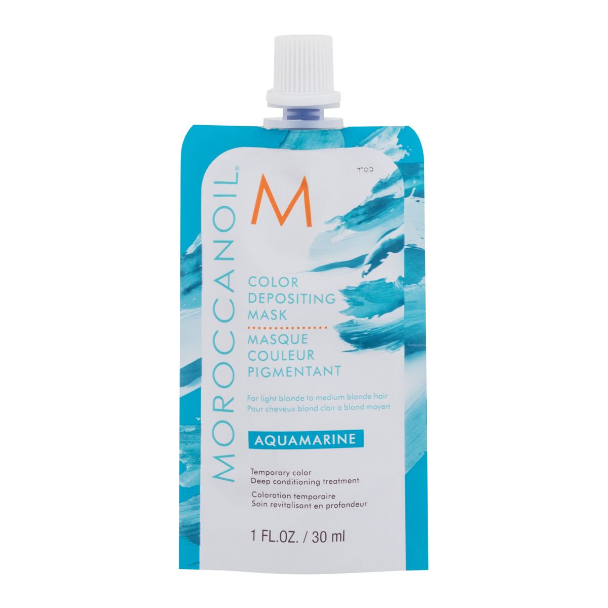 Moroccanoil Color Depositing Mask dámská tónovací maska pro světlé až středně tmavé blond vlasy 30 ml odstín modrá pro ženy