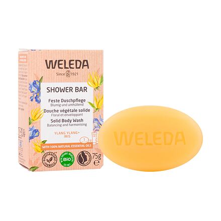 Weleda Shower Bar Ylang Ylang + Iris dámské aromaterapeutické tuhé mýdlo pro pocit bezpečí a rovnováhy 75 g pro ženy