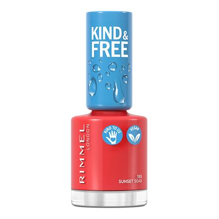 Rimmel London Kind & Free lak na nehty 8 ml odstín korálová