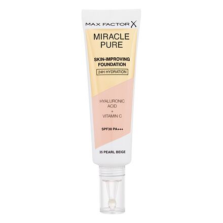 Max Factor Miracle Pure Skin-Improving Foundation SPF30 pečující hydratační make-up 30 ml odstín 35 Pearl Beige