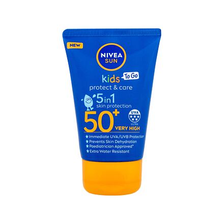 Nivea Sun Kids Protect & Care Sun Lotion 5 in 1 SPF50+ dětský voděodolné opalovací mléko 5 v 1 50 ml