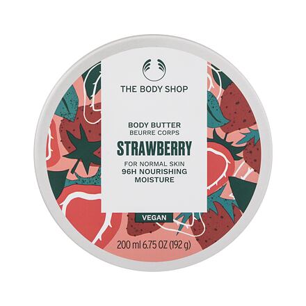 The Body Shop Strawberry dámské hydratační tělové máslo 200 ml pro ženy