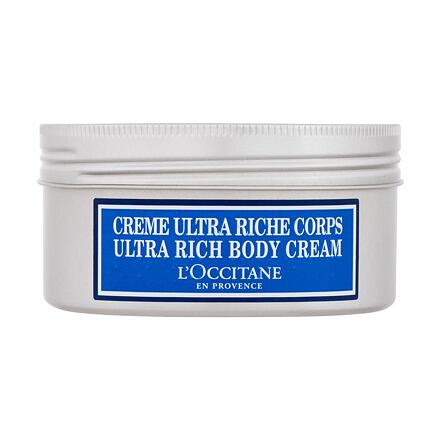 L'Occitane Shea Butter Ultra Rich Body Cream dámský tělový krém s bambuckým máslem pro suchou a citlivou pokožku 200 ml pro ženy