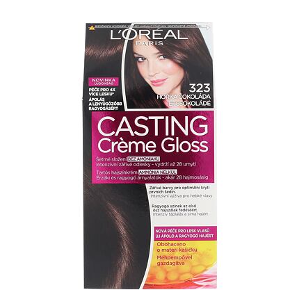 L'Oréal Paris Casting Creme Gloss dámská barva na vlasy na barvené vlasy 48 ml odstín hnědá pro ženy poškozená krabička